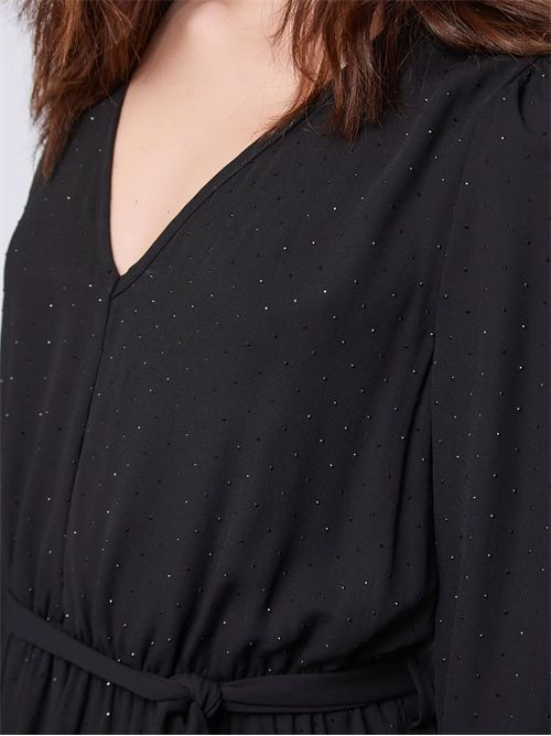 GAUDÌ JEANS Georgette dress with belt GAUDI JEANS | 521BD150052001